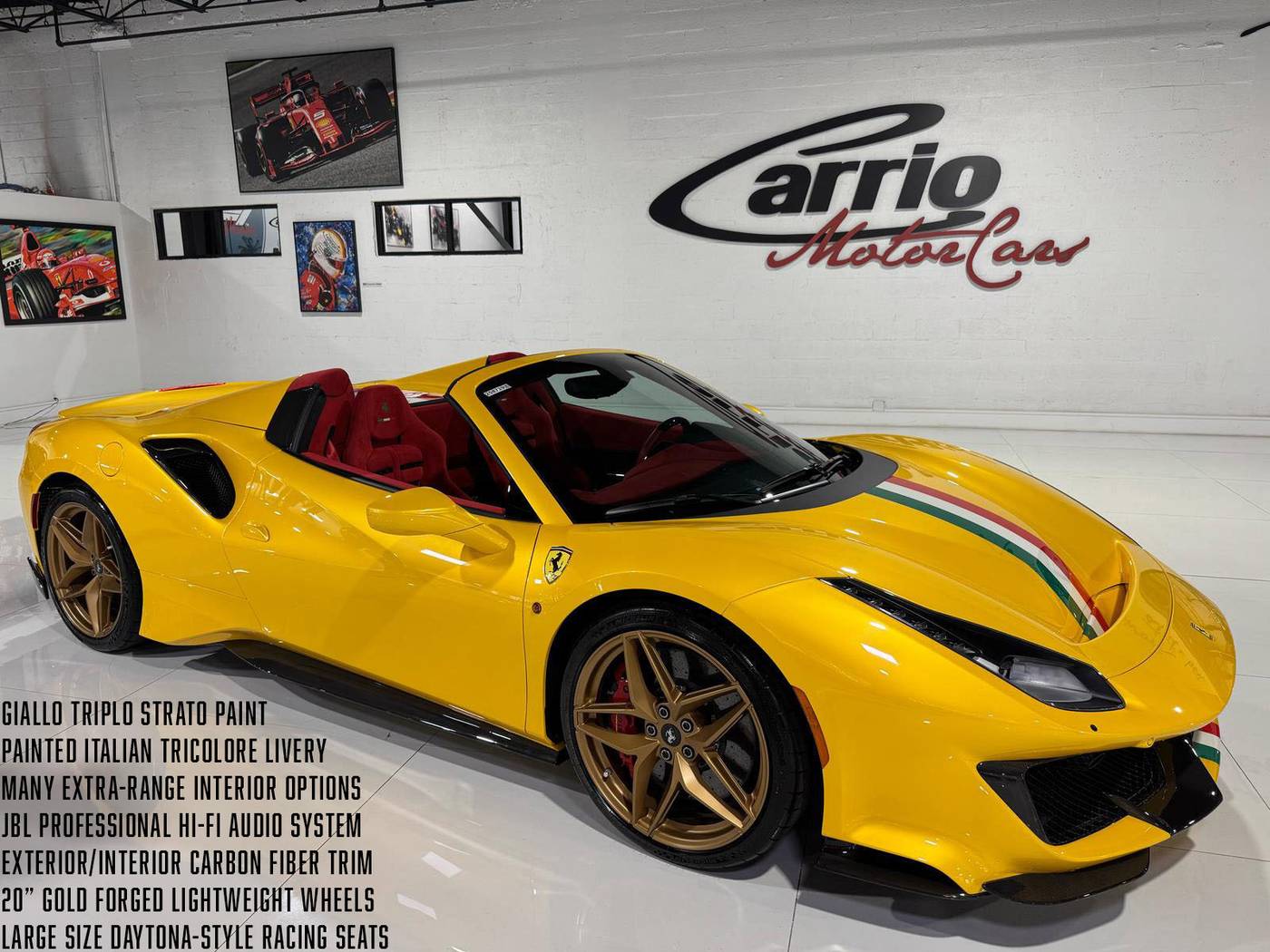2020 Ferrari 488 Pista — Convertible — 897 mi — Fort Lauderdale, FL