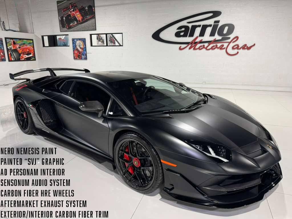 2019 Lamborghini Aventador SVJ — Coupe — 5,624 mi — Fort Lauderdale, FL