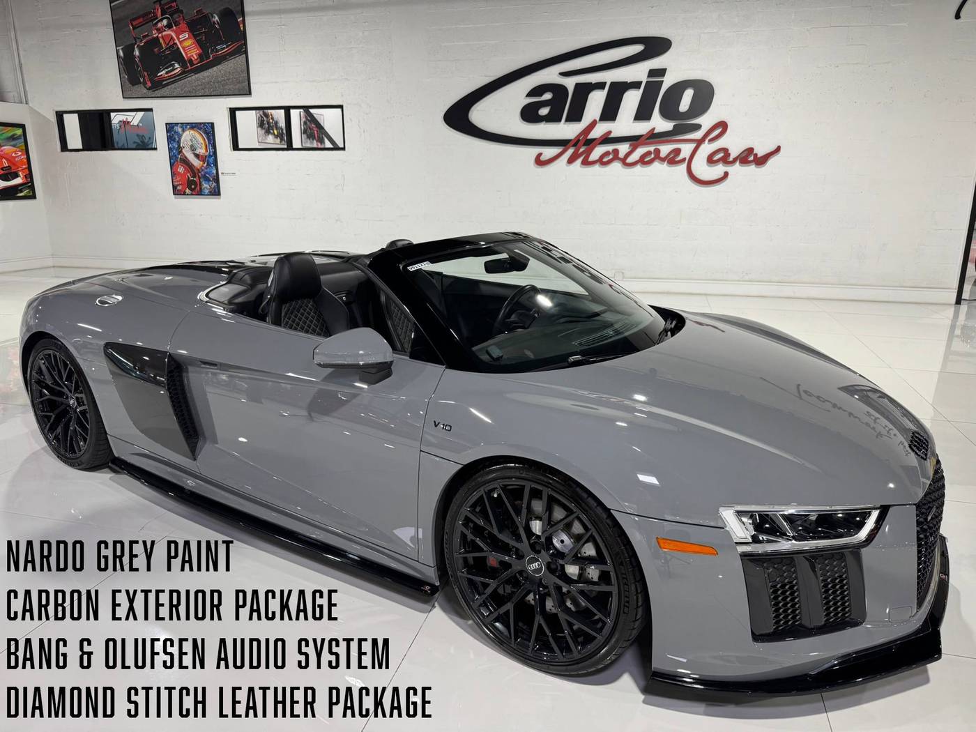 2018 Audi R8 V10 — Convertible — 16,974 mi — Fort Lauderdale, FL