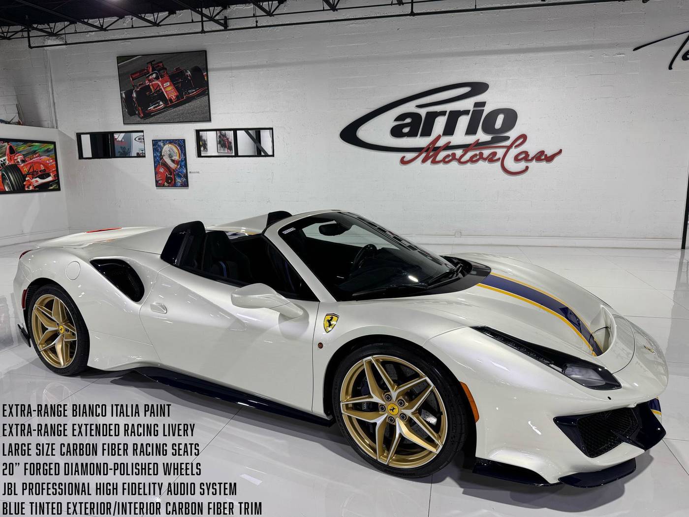 2020 Ferrari 488 Pista — Convertible — 1,513 mi — Fort Lauderdale, FL