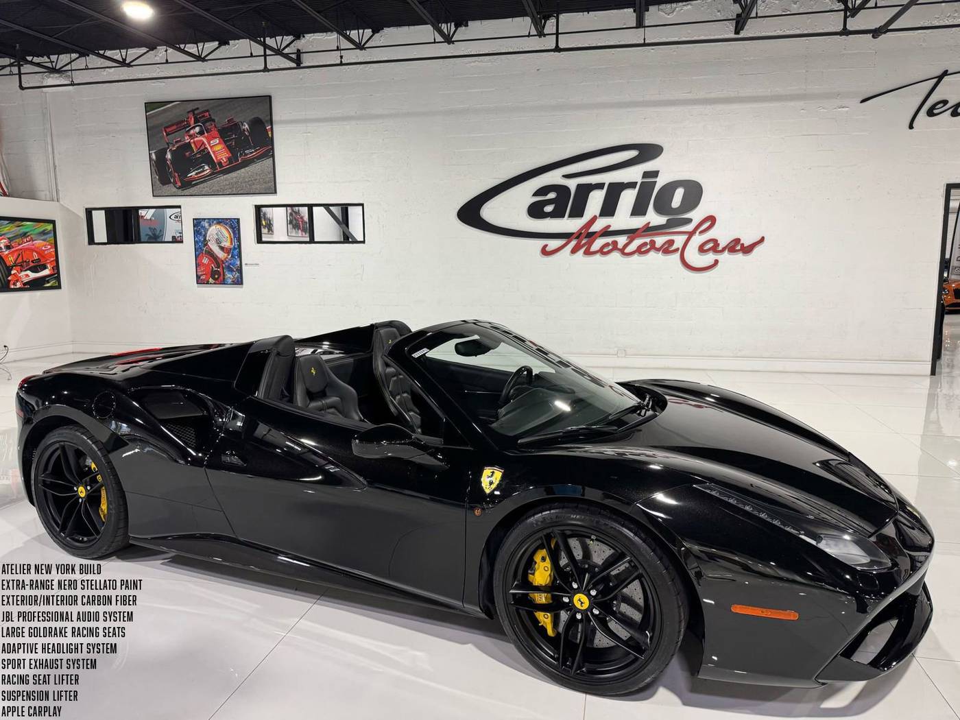 2018 Ferrari 488 Spider — Convertible — 9,391 mi — Fort Lauderdale, FL