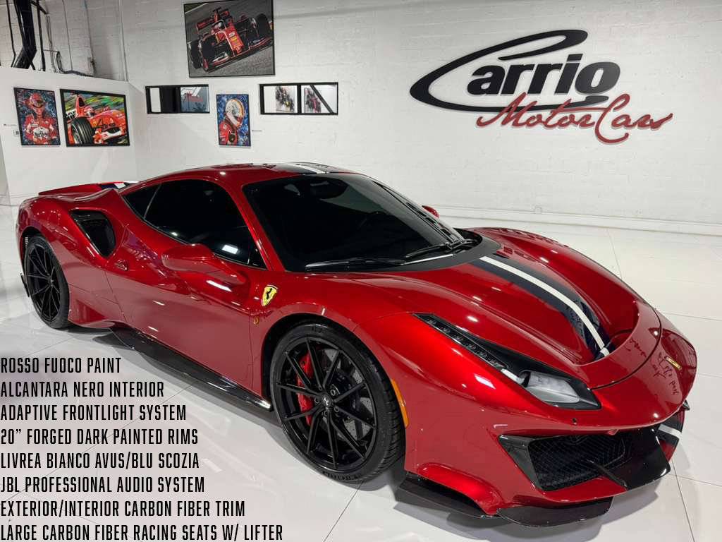 2019 Ferrari 488 Pista — Coupe — 5,237 mi — Fort Lauderdale, FL