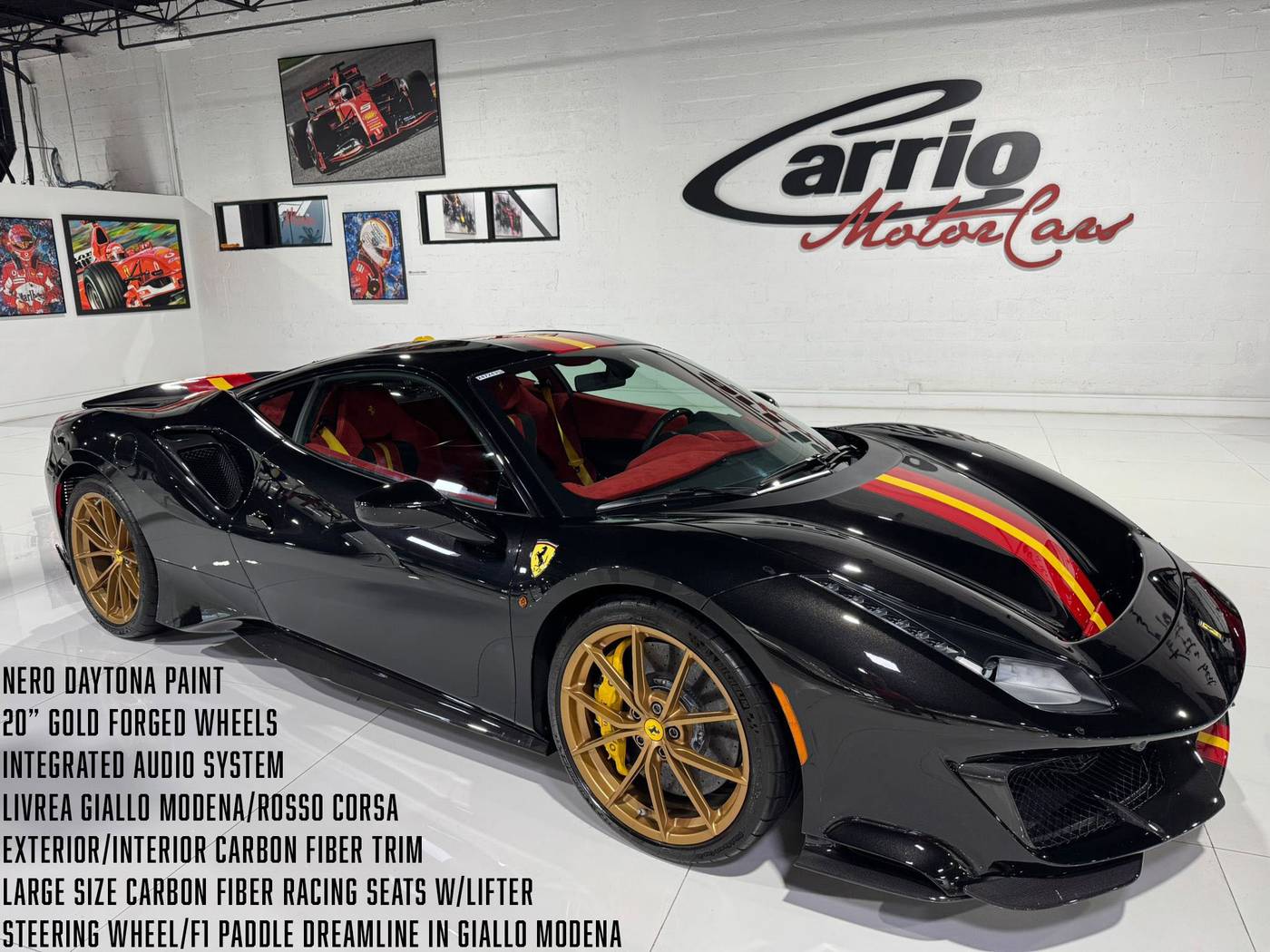 2019 Ferrari 488 Pista — Coupe — 451 mi — Fort Lauderdale, FL