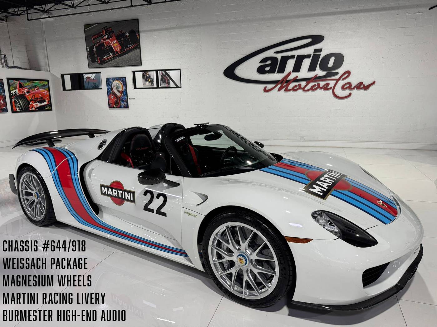 2015 Porsche 918 Spyder Standard — Convertible — 630 mi — Fort Lauderdale, FL