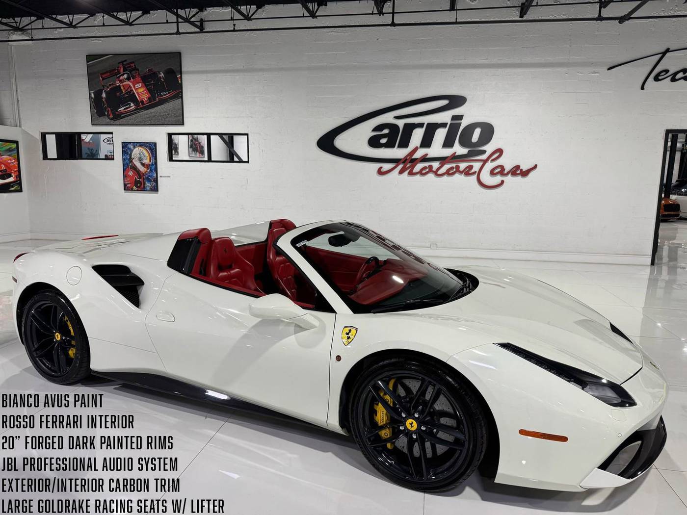 2018 Ferrari 488 Spider — Convertible — 17,594 mi — Fort Lauderdale, FL
