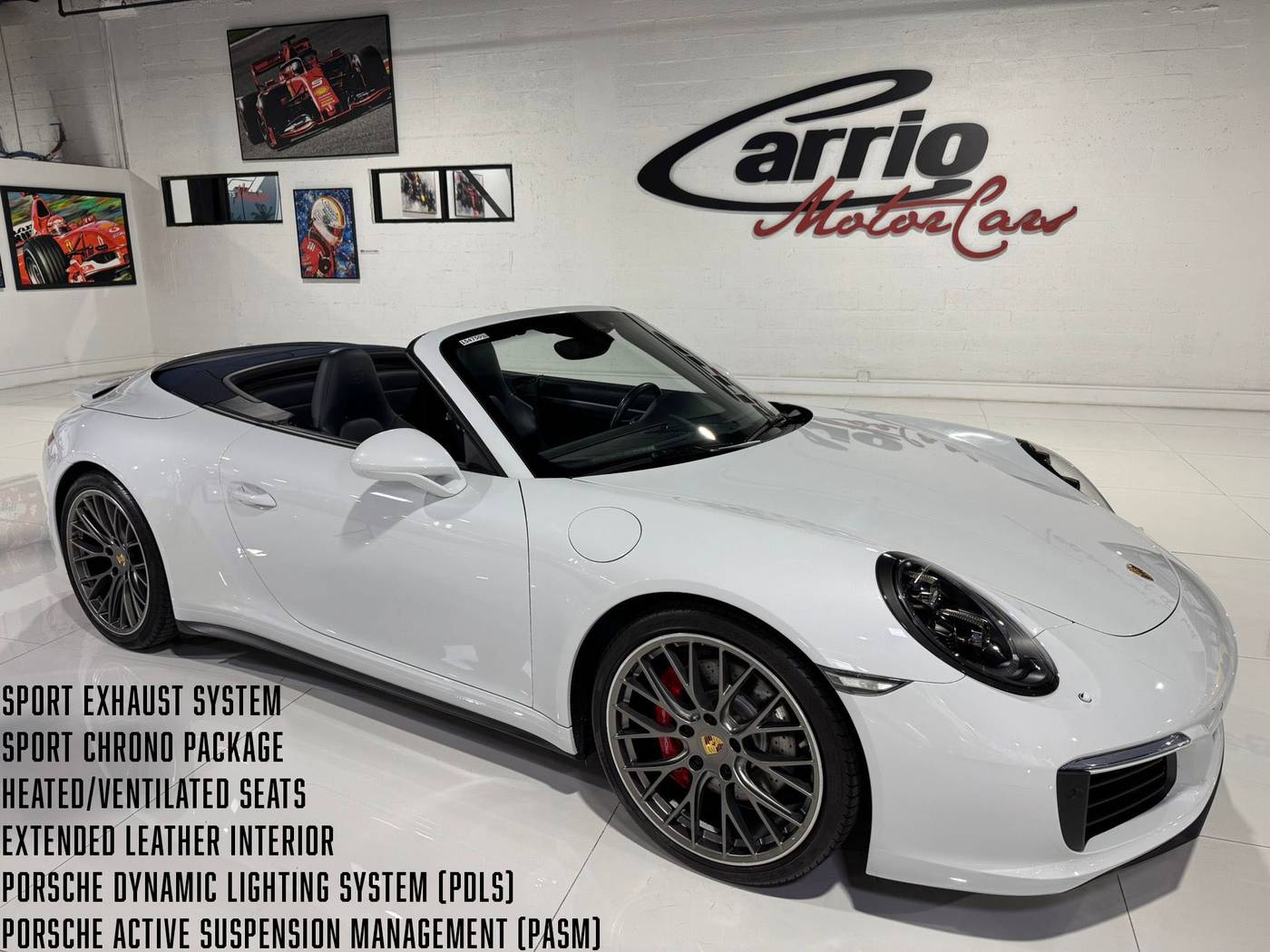 2017 Porsche 911 Carrera 4S — Convertible — 18,322 mi — Fort Lauderdale, FL