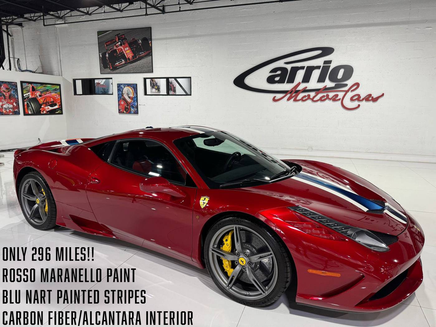 2015 Ferrari 458 Italia Speciale — Coupe — 296 mi — Fort Lauderdale, FL