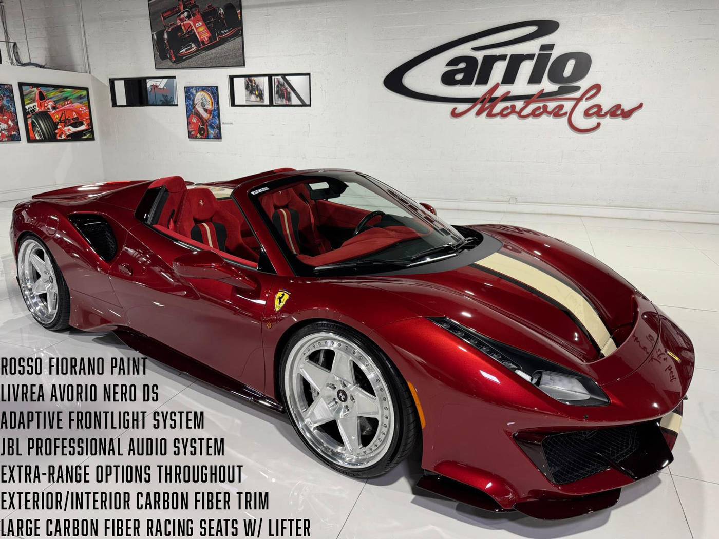 2020 Ferrari 488 Pista — Convertible — 3,530 mi — Fort Lauderdale, FL