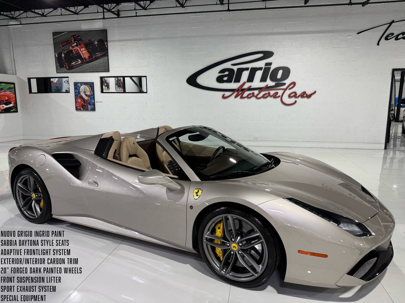 2017 Ferrari 488 Spider — Convertible — 13,325 mi — Fort Lauderdale, FL