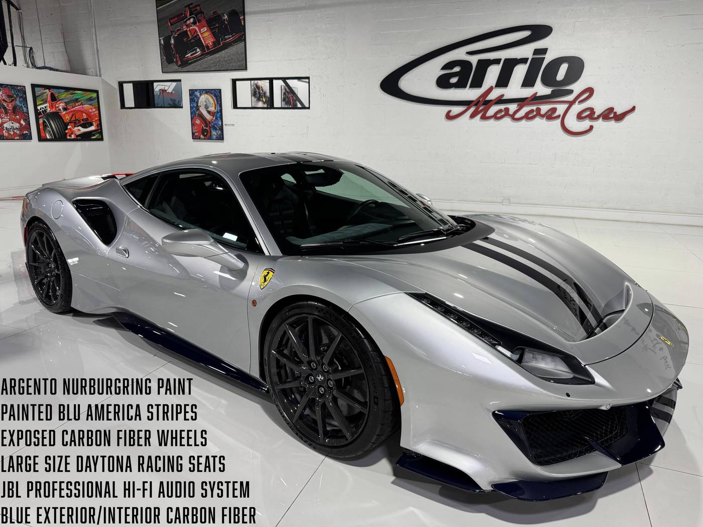 2019 Ferrari 488 Pista — Coupe — 8,221 mi — Fort Lauderdale, FL