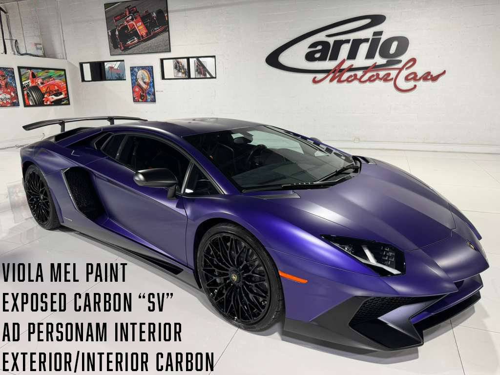 2016 Lamborghini Aventador LP 750-4 Superveloce — Coupe — 2,398 mi — Fort Lauderdale, FL