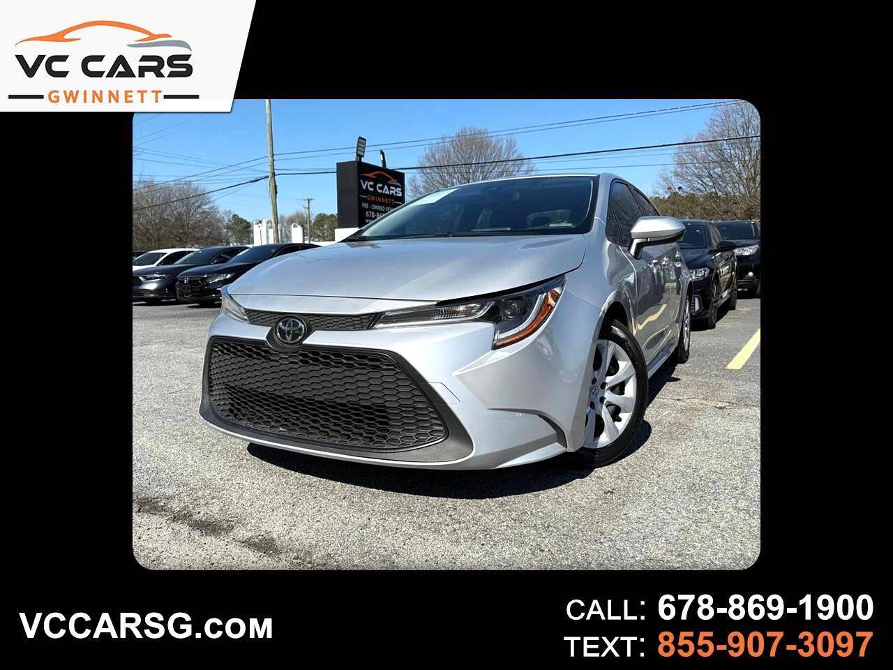 2022 Toyota Corolla LE — Sedan — 113,744 mi — Duluth, GA