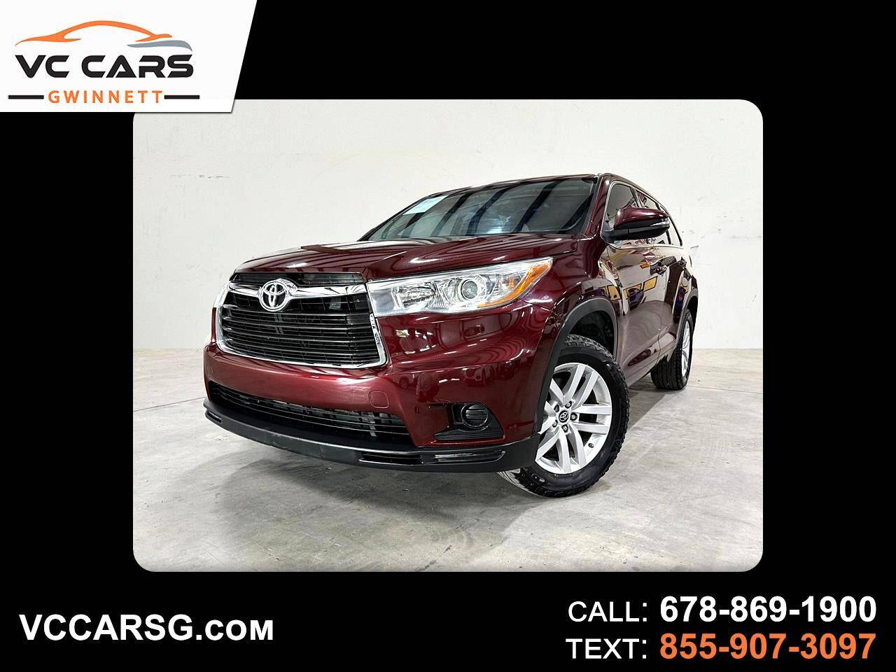 2016 Toyota Highlander LE — SUV — 140,495 mi — Duluth, GA