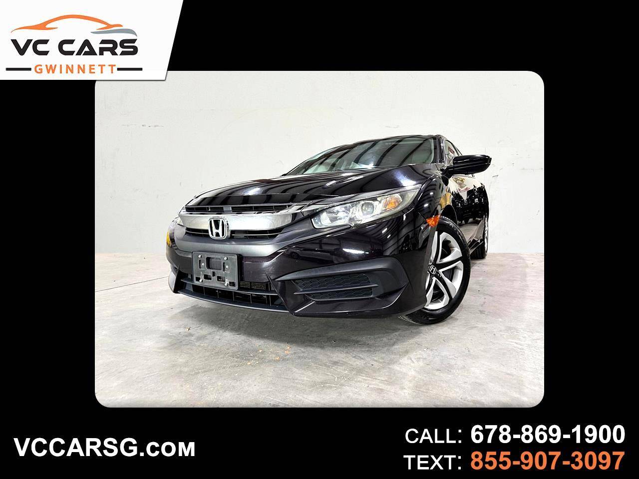 2016 Honda Civic LX — Sedan — 151,918 mi — Duluth, GA
