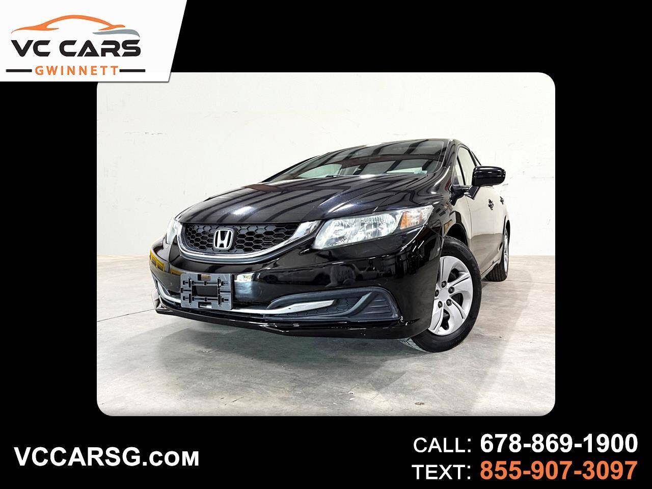 2015 Honda Civic LX — Sedan — 123,537 mi — Duluth, GA