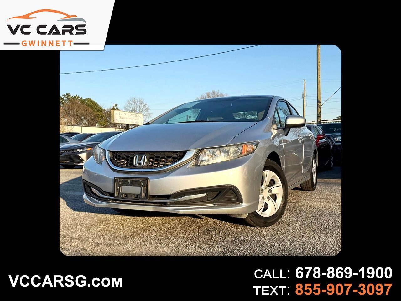 2014 Honda Civic LX — Sedan — 132,742 mi — Duluth, GA