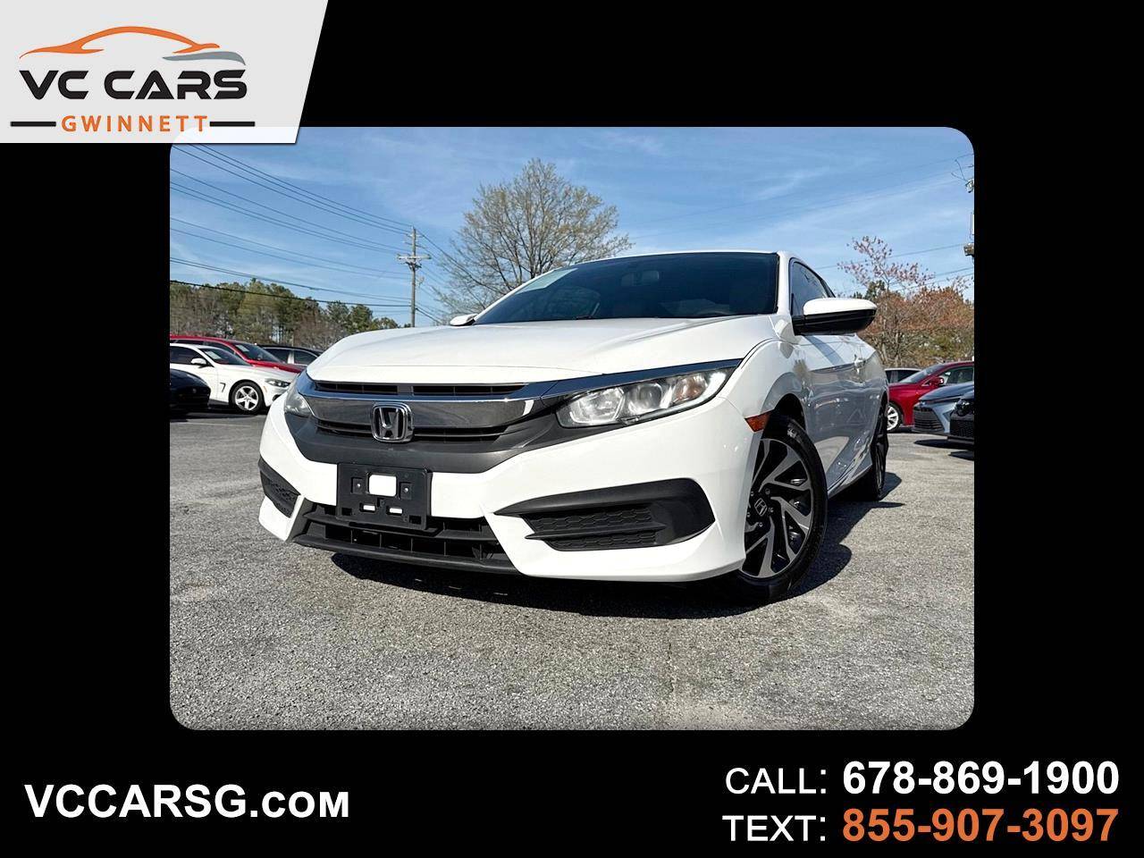 2017 Honda Civic LX — Coupe — 122,175 mi — Duluth, GA