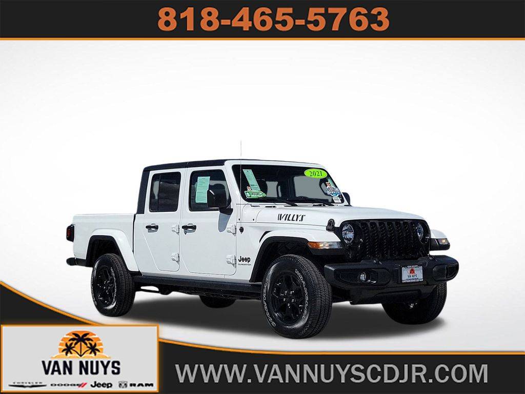 2021 Jeep Gladiator Willys — Pickup Truck — 34,873 mi — Van Nuys, CA