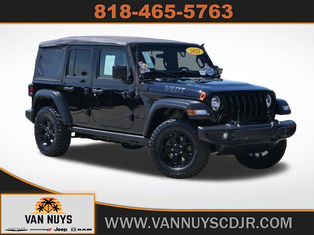 2021 Jeep Wrangler Willys Sport — SUV — 37,607 mi — Van Nuys, CA