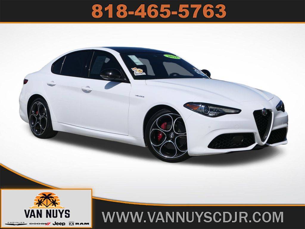 2022 Alfa Romeo Giulia Veloce — Sedan — 8,084 mi — Van Nuys, CA