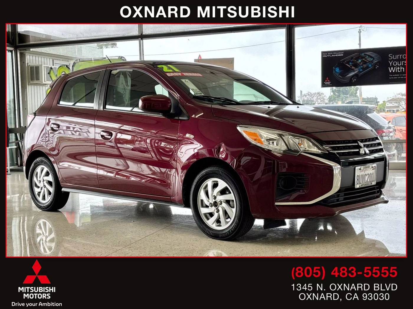 2021 Mitsubishi Mirage Carbonite Edition — Hatchback — 102,811 mi — Oxnard, CA