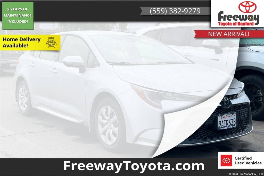 2022 Toyota Corolla LE — Sedan — 53,427 mi — Hanford, CA