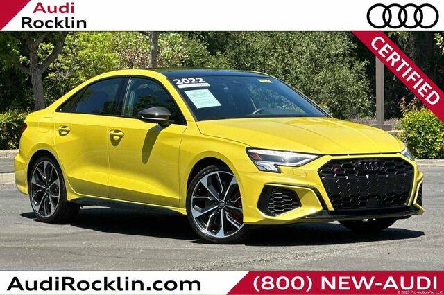 2022 Audi S3 Premium Plus — Sedan — 16,655 mi — Rocklin, CA