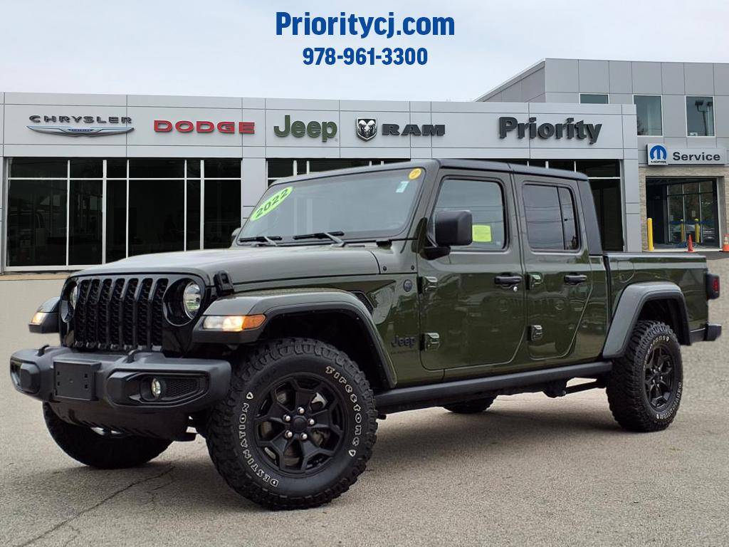 2022 Jeep Gladiator Willys — Pickup Truck — 37,265 mi — Salisbury, MA