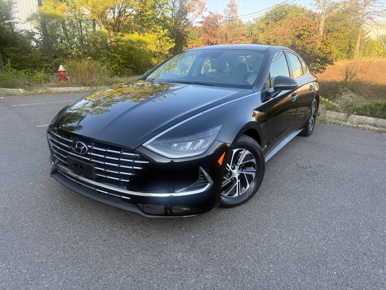 2021 Hyundai Sonata Hybrid Blue — Sedan — 25,055 mi — Chantilly, VA