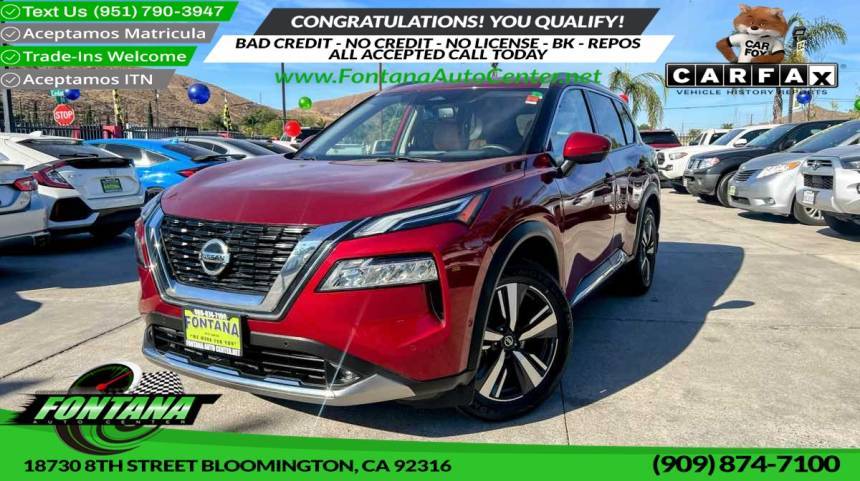 2021 Nissan Rogue Platinum — SUV — 76,066 mi — Bloomington, CA