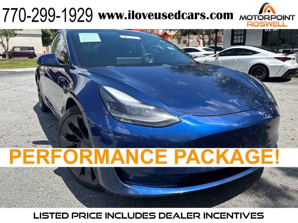 2021 Tesla Model 3 Performance — Sedan — 119,459 mi — Roswell, GA