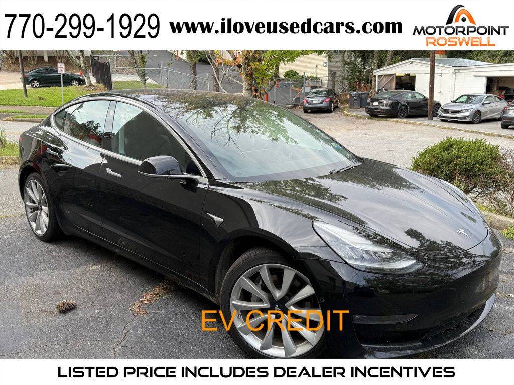 2018 Tesla Model 3 Mid Range — Sedan — 95,549 mi — Roswell, GA