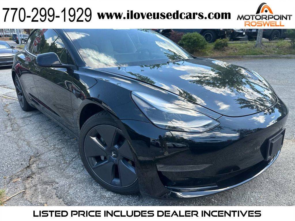 2022 Tesla Model 3 Long Range — Sedan — 23,579 mi — Roswell, GA