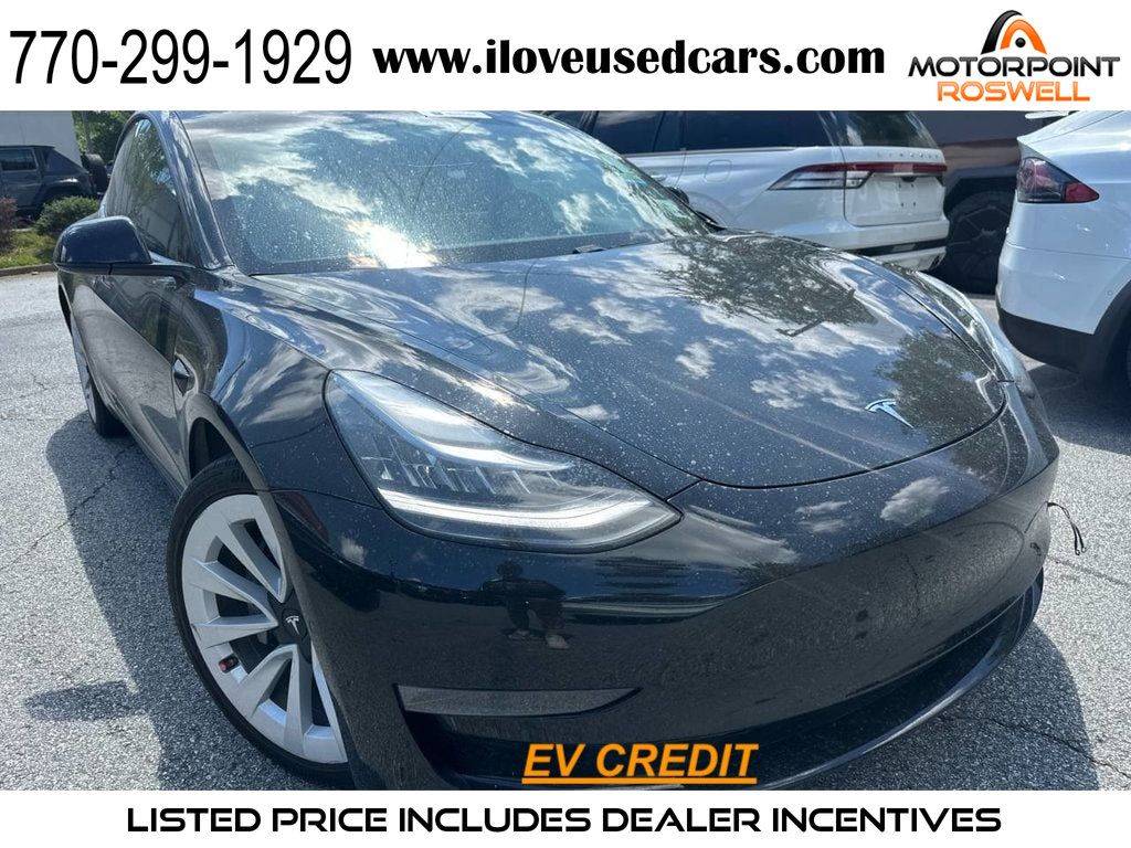 2022 Tesla Model 3 Long Range — Sedan — 83,549 mi — Roswell, GA