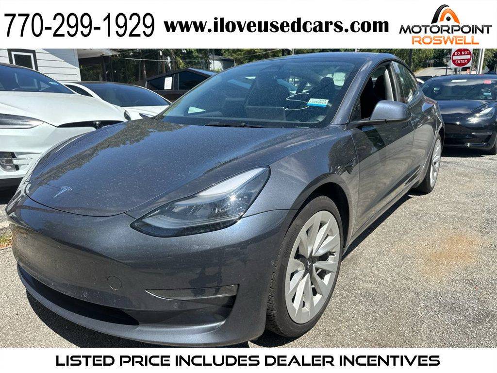 2022 Tesla Model 3 Standard Range Plus — Sedan — 34,359 mi — Roswell, GA