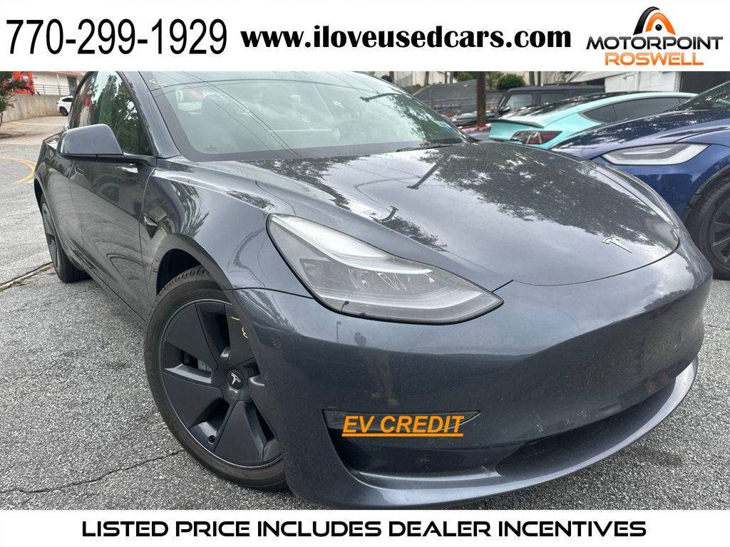 2022 Tesla Model 3 Standard Range Plus — Sedan — 29,909 mi — Roswell, GA