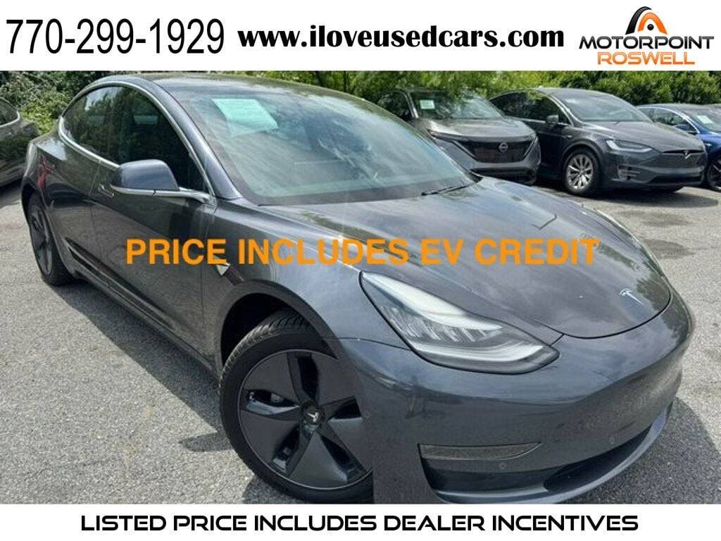 2018 Tesla Model 3 Long Range — Sedan — 51,699 mi — Roswell, GA