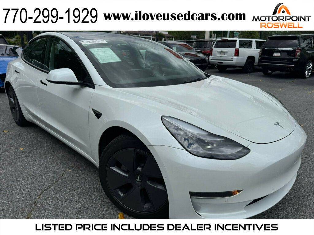 2022 Tesla Model 3 Long Range — Sedan — 20,959 mi — Roswell, GA