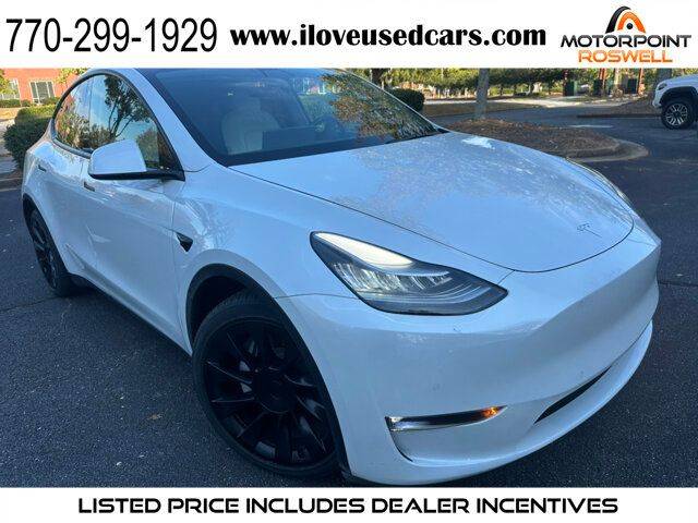 2021 Tesla Model Y Long Range — SUV — 43,909 mi — Roswell, GA