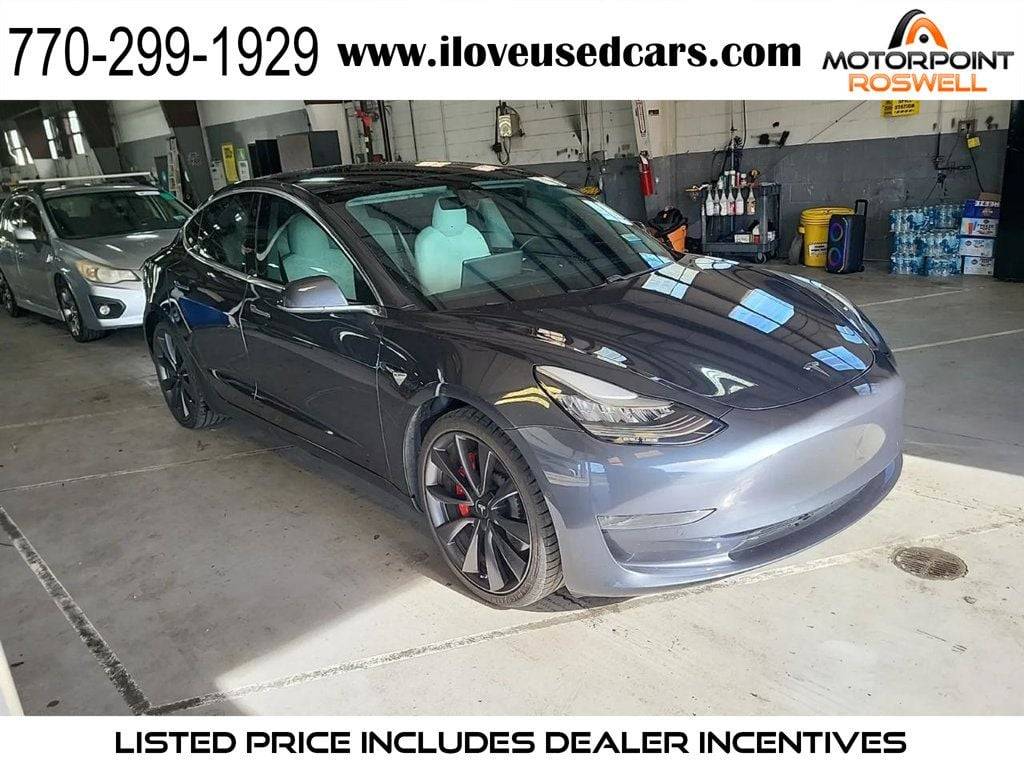 2020 Tesla Model 3 Performance — Sedan — 44,369 mi — Roswell, GA