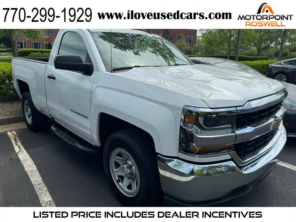 2016 Chevrolet Silverado 1500 WT — Pickup Truck — 61,699 mi — Roswell, GA