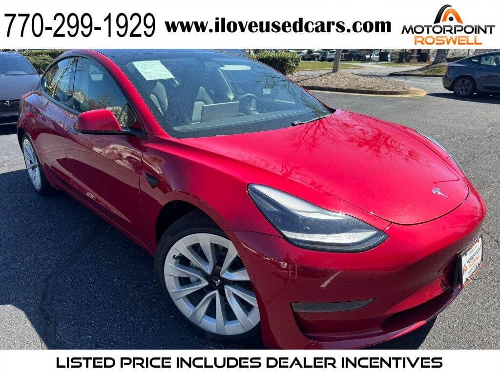 2023 Tesla Model 3 Long Range — Sedan — 42,279 mi — Roswell, GA
