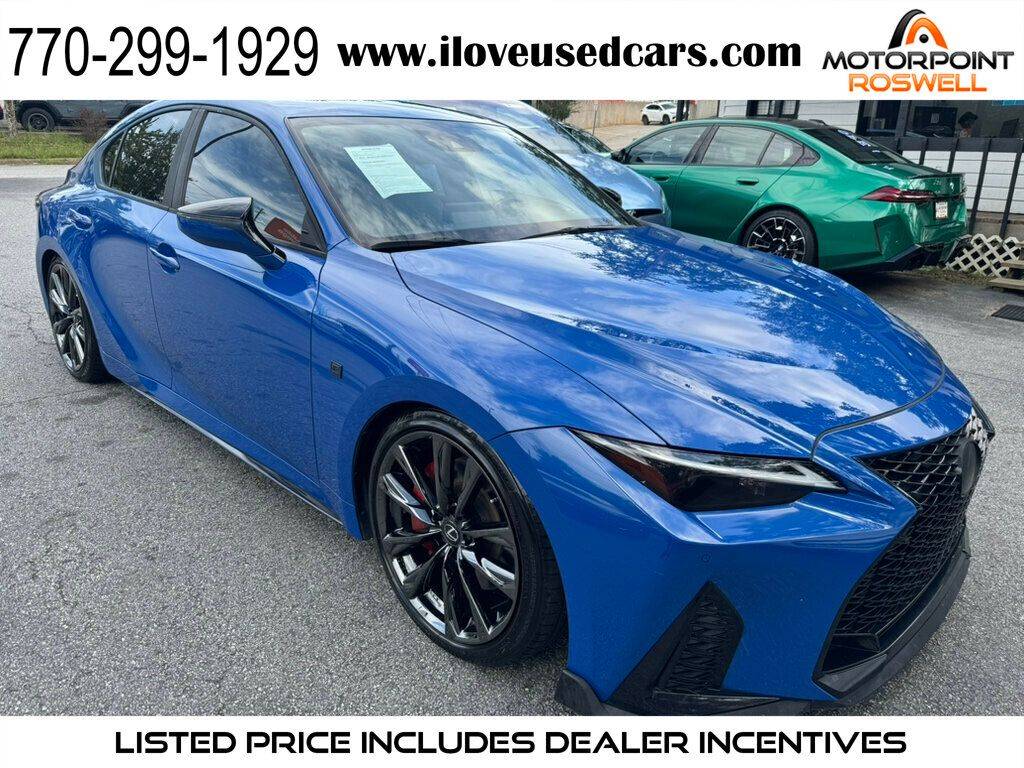 2021 Lexus IS IS 350 F SPORT — Sedan — 27,509 mi — Roswell, GA
