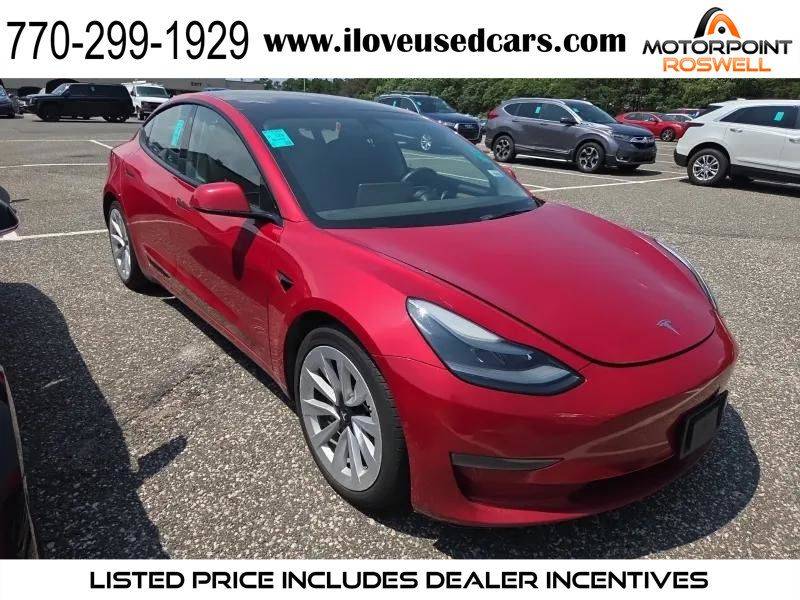 2021 Tesla Model 3 Standard Range Plus