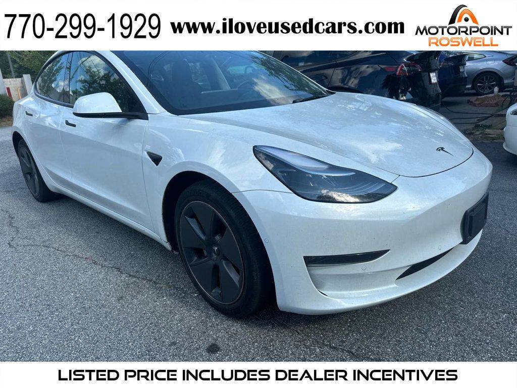 2022 Tesla Model 3 Long Range — Sedan — 45,049 mi — Roswell, GA
