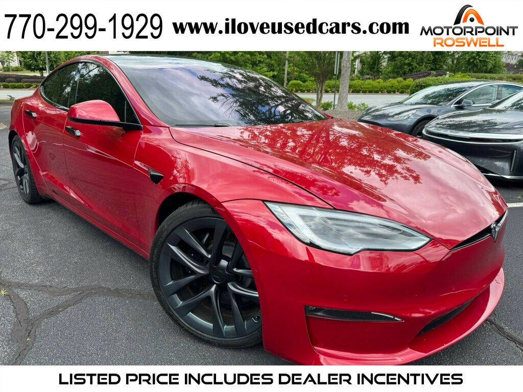 2021 Tesla Model S Long Range — Hatchback — 28,469 mi — Roswell, GA