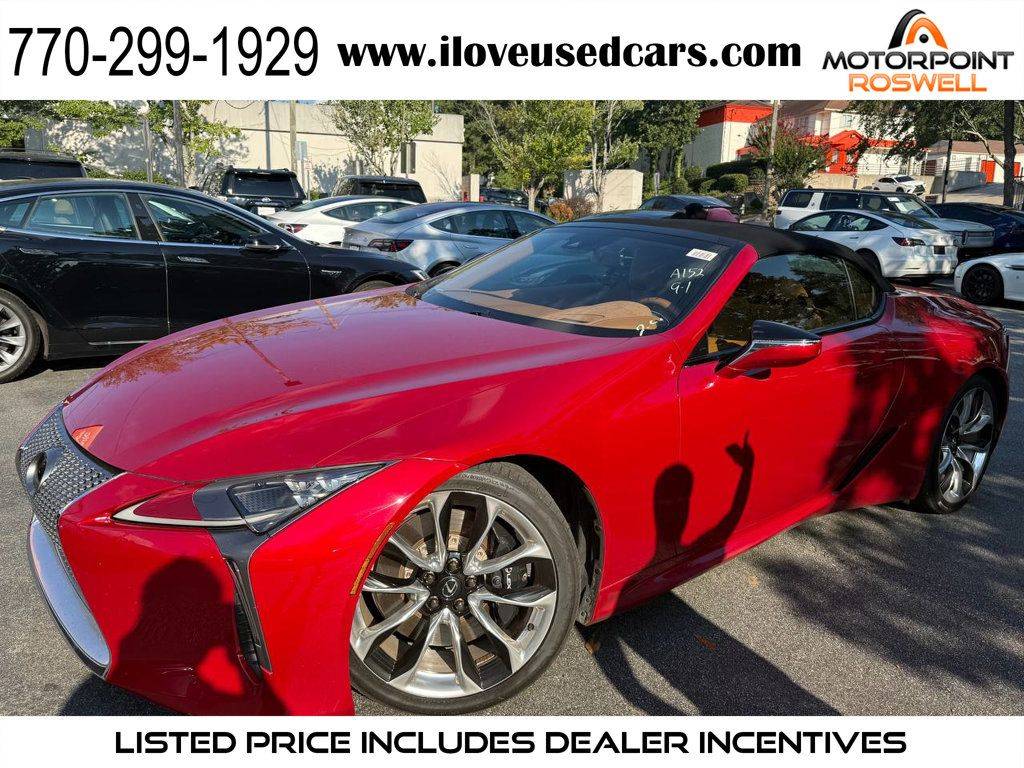 2022 Lexus LC LC 500 — Convertible — 22,119 mi — Roswell, GA