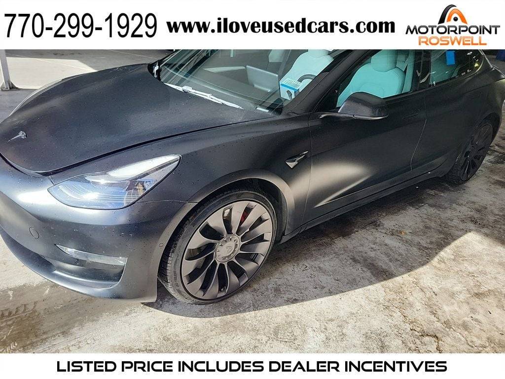 2022 Tesla Model 3 Performance — Sedan — 98,049 mi — Roswell, GA