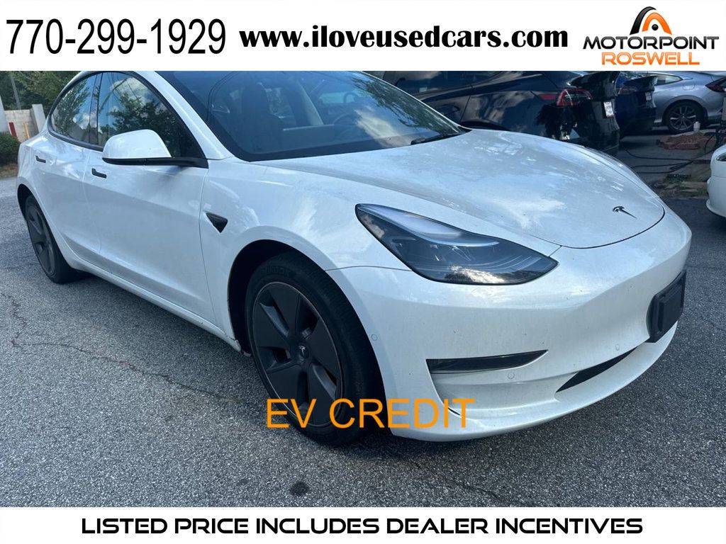 2022 Tesla Model 3 Long Range — Sedan — 47,289 mi — Roswell, GA