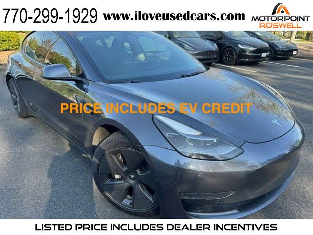 2021 Tesla Model 3 Standard Range Plus — Sedan — 51,359 mi — Roswell, GA
